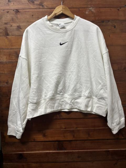 Nike Nike center logo crop top sweatshirt