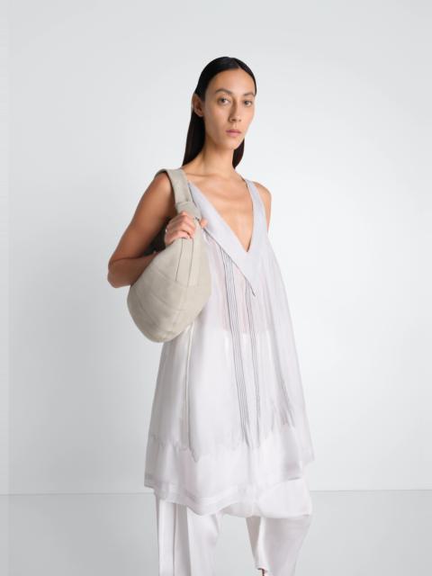 Lemaire FORTUNE CROISSANT BAG IN ALPACA NUBUCK LEATHER