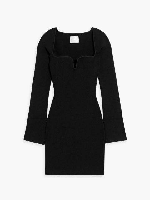 Other Designers Gaia ribbed-knit mini dress