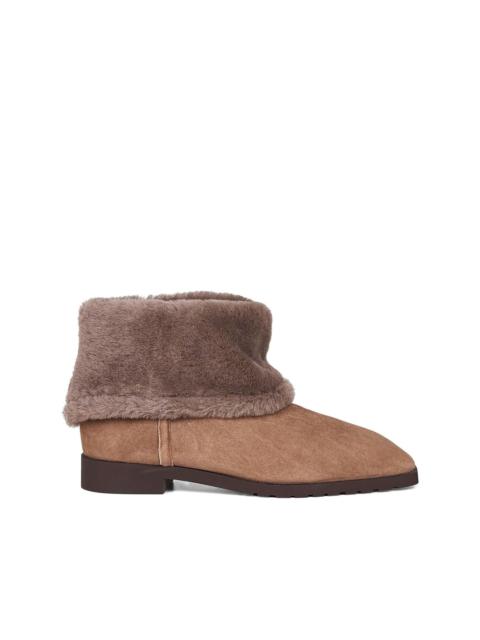 TOTEME shearling-cuff boots