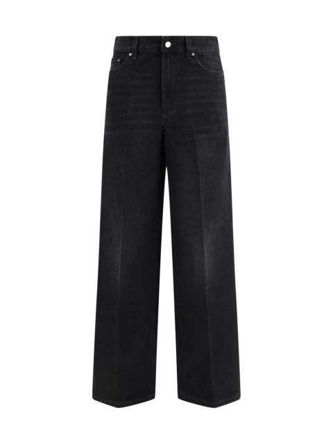 TOTEME Toteme Wide-leg Jeans Faded Black Women