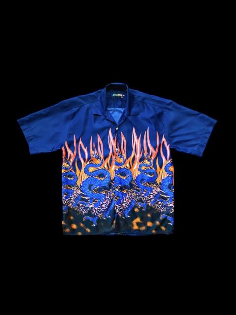 Other Designers Japanese Brand - Oneill Silk Shirt Skate Fire Dragon Japan Vintage Skate