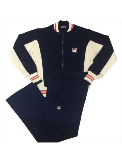Other Designers Vintage 80s Fila Bjorn Borg MK1 White Line