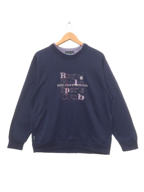 Other Designers Vintage - Royal Polo Sports Club Big Logo Sweatshirt | M | Swag Hype