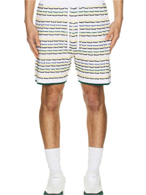 CASABLANCA Tuck Stitch Shorts