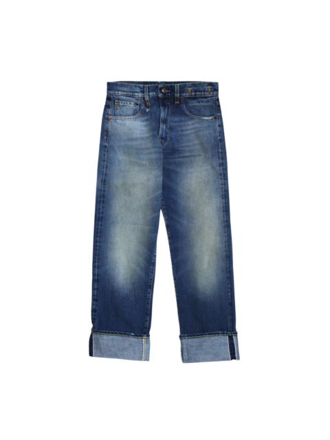 R13 Cuffed BF in Abyss Selvedge