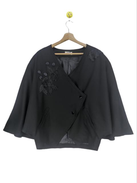 Other Designers Steals🔥Vintage Wool Coat Jacket Big Sleeve Kimono Pattern