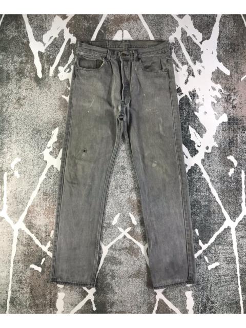 Other Designers Vintage - Vintage Levis 501 Jeans Faded Black Denim KJ2433