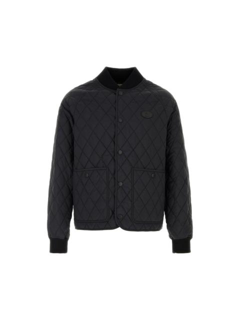 Burberry BURBERRY $1495 Quilted Black Nylon Jacket New & Authentic (M