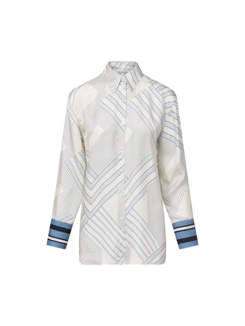 VERONICA BEARD DELILA SILK SHIRT