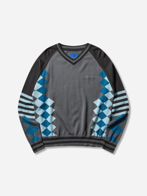 Asics Novalis Laricoid Knit Jumper Anchor Grey / Sky