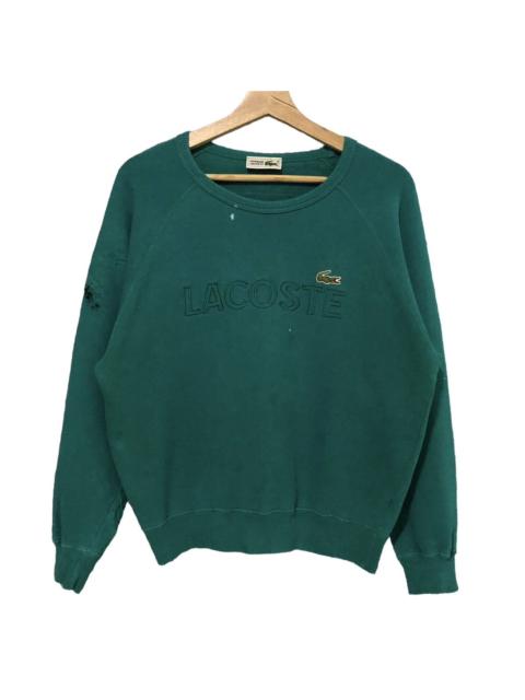 Other Designers Vintage 90s chemise lacoste baggy cropped sweatshirts