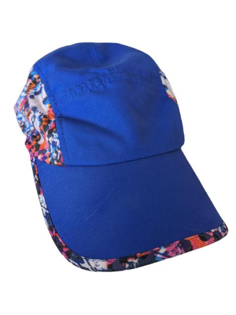 Title Nine Blue Abstract BOCO Gear Running Golf Athletic Cap