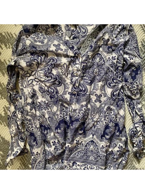 Other Designers River Island Women's Blue and White Shirt