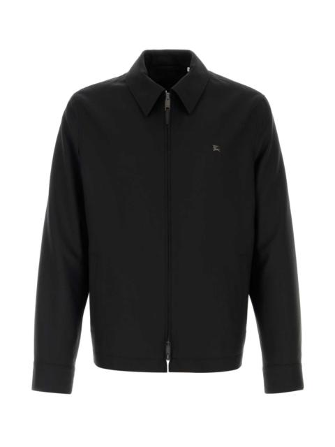 Burberry Burberry Men Black Twill Jacket