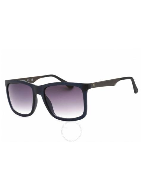 Guess Factory - Guess Factory Gradient Smoke Square Men's Sunglasses GF0171 91B 57