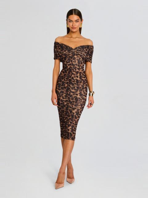 RETROFÊTE GIANINA MESH MIDI DRESS