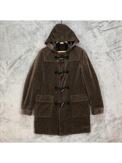 Other Designers Designer - RARE🔥 CDG Homme Plus AD2006 Velvet Duffle Coat #5426-189