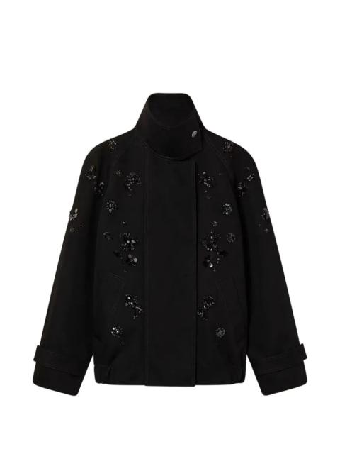 Golden Goose Golden Goose Women `Journey` Oversize Short Trench Coat With Embroidery