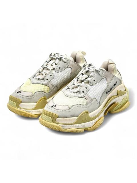 BALENCIAGA Balenciaga Triple S Women’s Sneakers Beige Cream Yellow EU 37 US 7