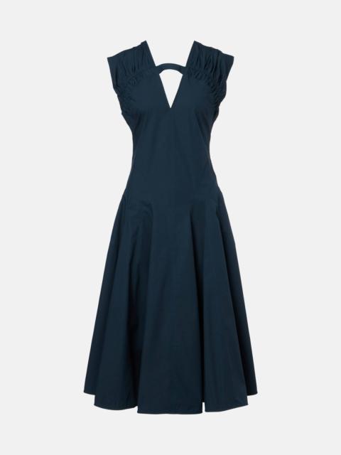 Proenza Schouler Manoela cotton-blend midi dress
