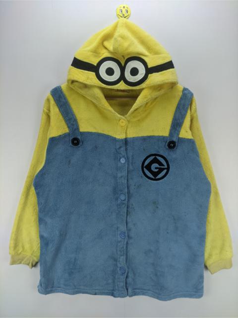 Other Designers Movie - Steals🔥Fleece Jacket Button Up by Discipable Me Minion Head