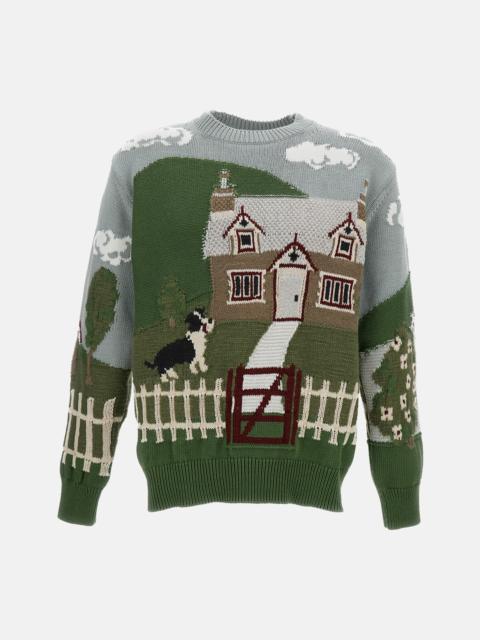 Junya Watanabe MAN Junya Watanabe Men Embroidered Print Knitwear