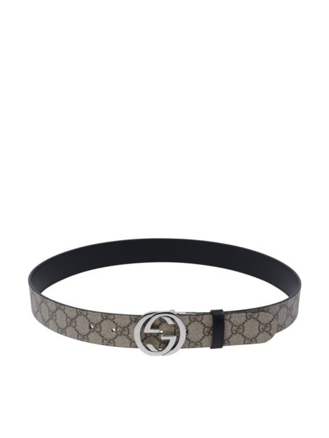 GUCCI Gucci Men Reversible Gg Supreme Belt