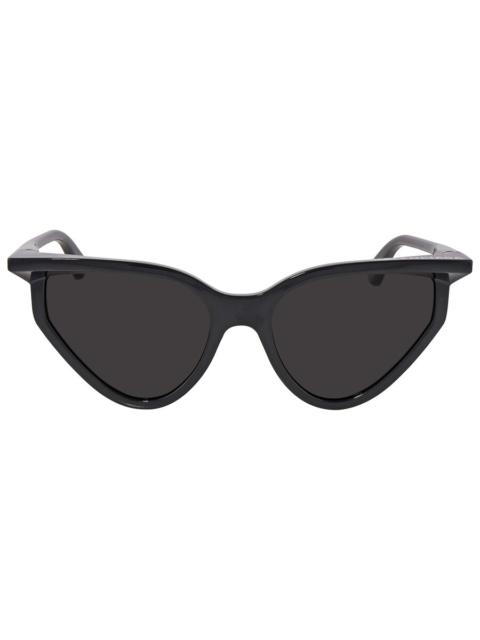 BALENCIAGA Balenciaga Grey Cat Eye Ladies Sunglasses BB0101S 001 56