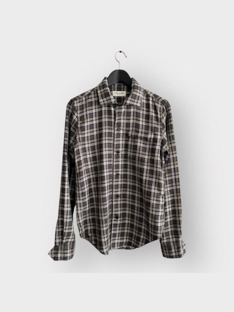SAINT LAURENT STEAL! Saint Laurent Hedi Flannel Button Up Shirt