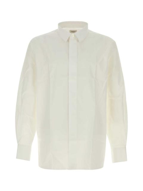 SAINT LAURENT Saint Laurent Men White Poplin Shirt