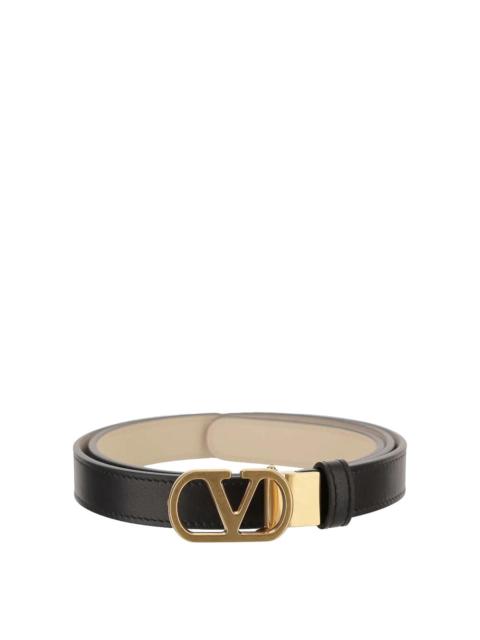 Valentino Valentino Garavani Vlogo Leather Belt
