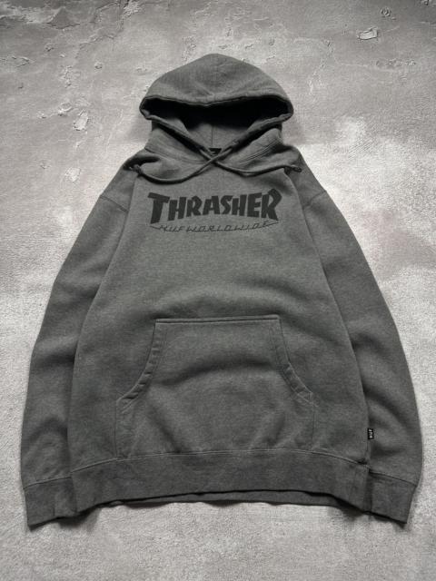 Other Designers Huf × Thrasher - Rare HUF x Thrasher Big Logo Hoodie Skate JNCO Style