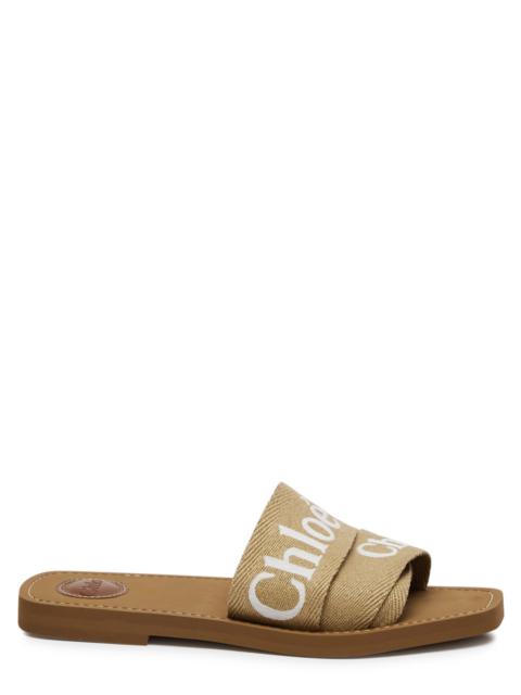 Chloé Woody logo canvas sliders