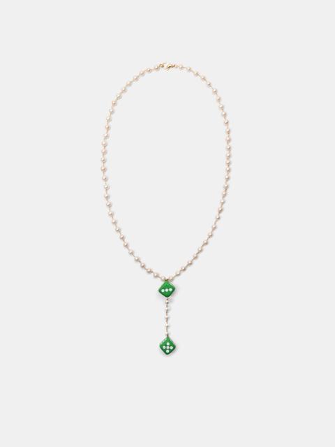 VEERT The Pearl Dice Rosary Necklace
