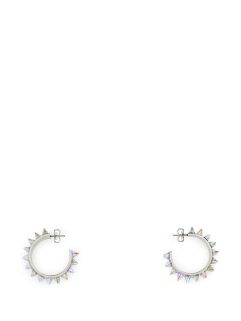 Amina Muaddi Amina Muaddi Woman Embellished Metal Big Karma Earrings