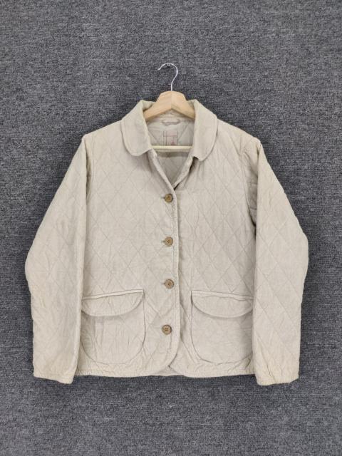 Other Designers Vintage - Vintage Corduroy Quilted Jacket Button Up