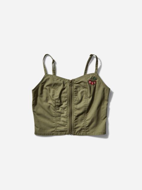 Hysteric Glamour Women's Military Vest Khaki