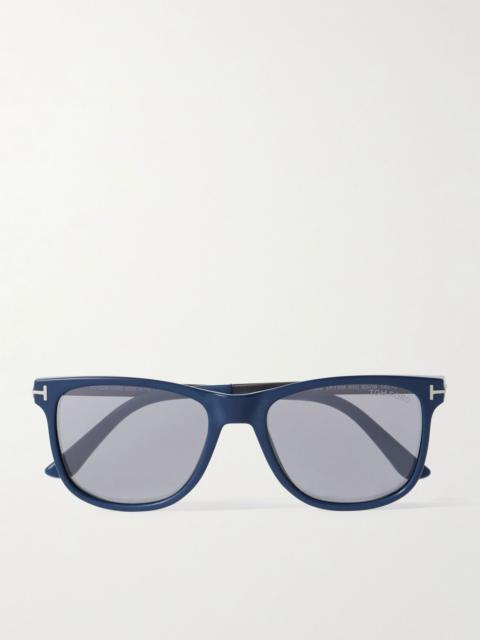 TOM FORD Sinatra Square-Frame Acetate Sunglasses Blue