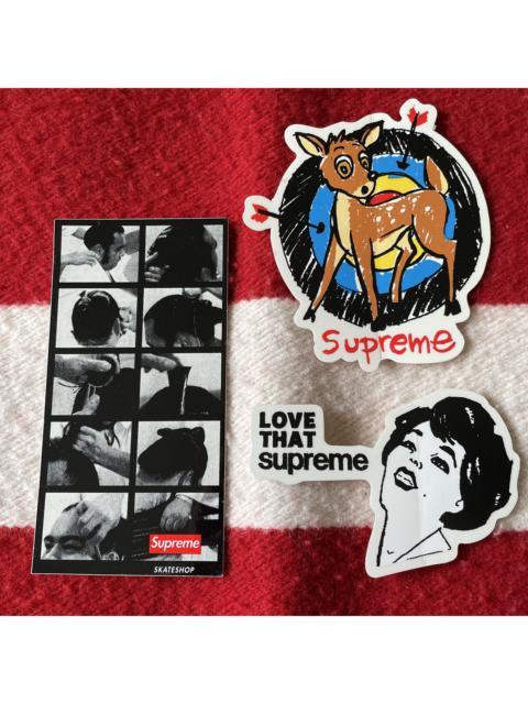 Supreme Supreme Sticker Pack - 1995 Ad, Bambi & Love That Supreme