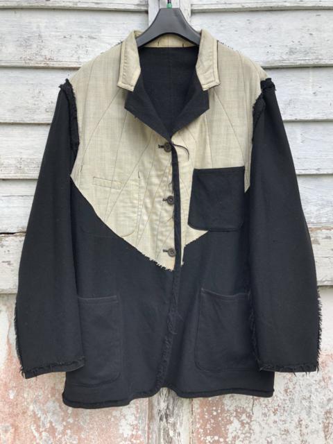 Yohji Yamamoto Archived Ys For Men Reversible Raw Seam Wool Walker Jacket
