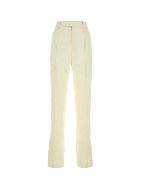 Bottega Veneta Bottega Veneta Women Cream Linen Pant
