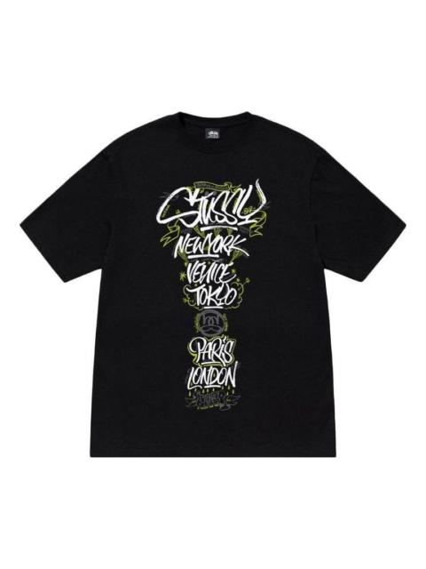 Stussy x Born X Raised Handstyles Tee 'Black' 3903853