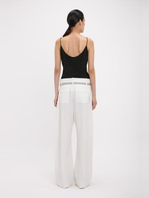 Victoria Beckham Rouleaux Cami Top In Black