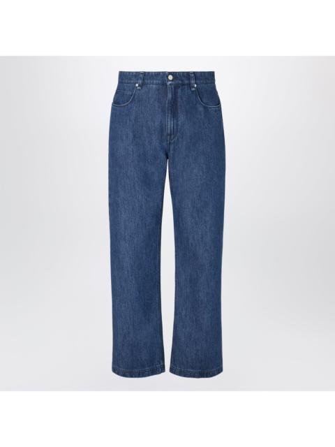 FENDI Fendi Blue Straight-Cut Jeans Men