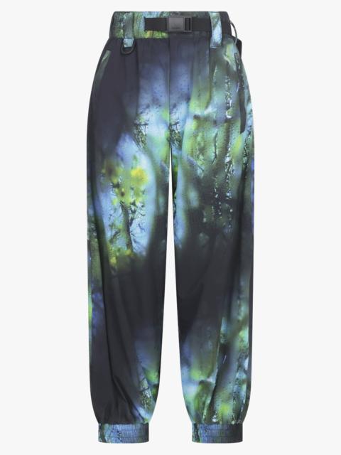 Y-3 LOOSE FIT BLURRED PHOTO PRINT PANT | BLACK/BLUE/GREEN