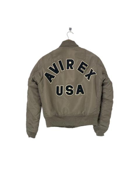 Other Designers Avirex MA-1 Bomber Jacket Big Logo Design