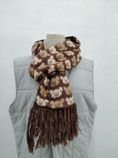 Other Designers Homespun Knitwear - Bear Monogram Like Hysteric Scarf