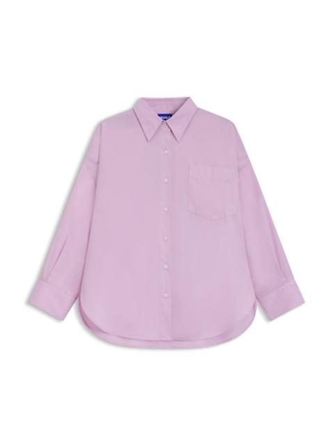 HUGO OVERSIZE-FIT BLOUSE IN COTTON POPLIN