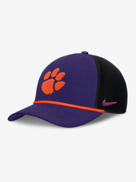 Nike Clemson Primetime Rise Men's Nike College Trucker Adjustable Hat